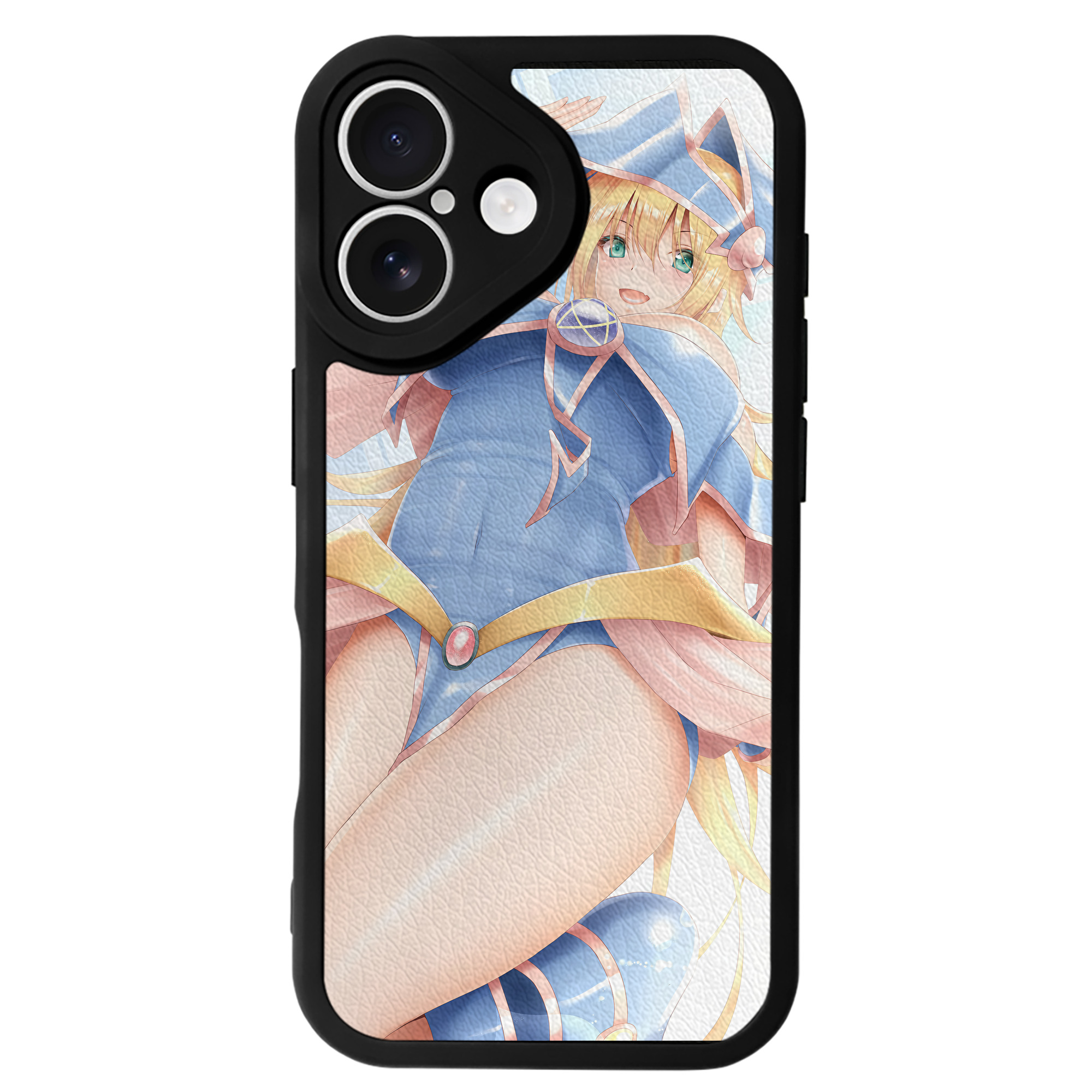 （画像用） 遊☆戯☆王 Yu-Gi-Oh! 【iPhone 16シリーズ対応】シリコンスマホケース（レザー調） 材質：シリコン